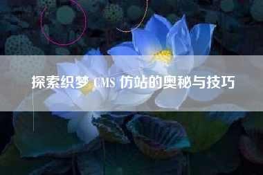 探索织梦 CMS 仿站的奥秘与技巧