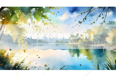 大音量（大音量二人转）