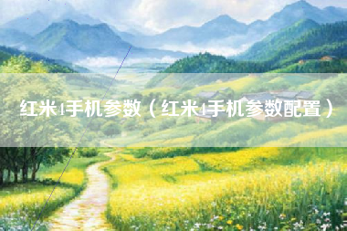 红米4手机参数（红米4手机参数配置）