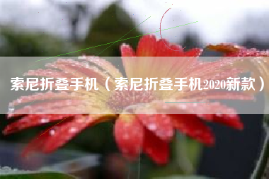 索尼折叠手机（索尼折叠手机2020新款）